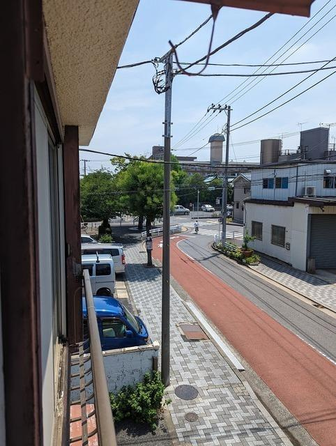 さつき荘のバルコニー