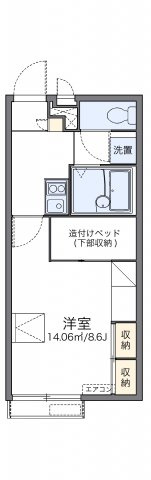 レオパレスノースアイランドⅡの間取り