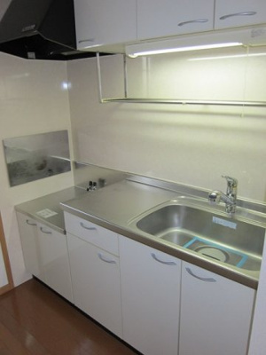 【キッチン】 | サンリットＮＩＩＮＯＭＩ | コンパクトなキッチンで掃除もラクラク