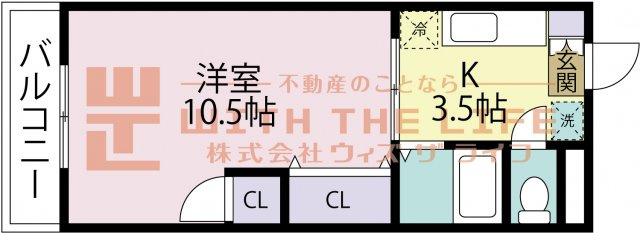 ウッドハウスⅡ【キャッシュバック対象物件】の間取り