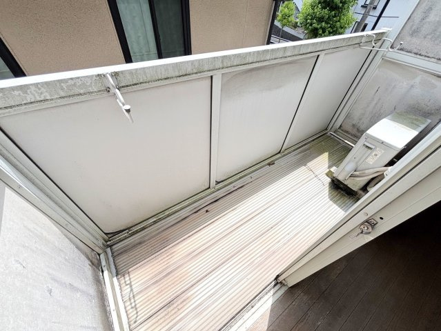 コーポマサトのバルコニー