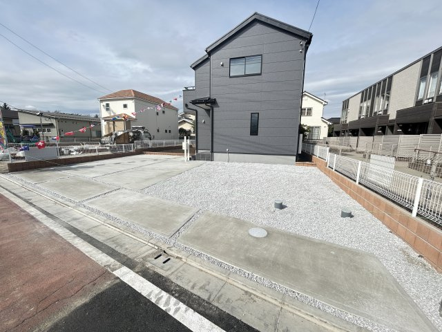 新築　高崎市新町第7　Livele Garden.S　2号棟の駐車場|現地写真　駐車スペースは2台分可能です！
