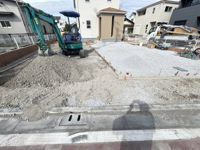 新築　高崎市新町第7　Livele Garden.S　3号棟の駐車場|現地写真　駐車スペースは2台分可能です！
