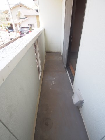 ディアホーム　Cのバルコニー