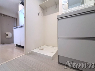 【設備】 | クオーレ名古屋 | 洗濯機置き場です