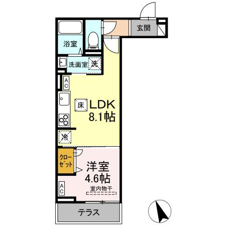 Asset-Court立川富士見町Bの間取り