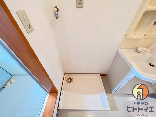 Peace久泉の設備|洗濯機置場です