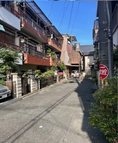梶町２の前面道路含む現地写真