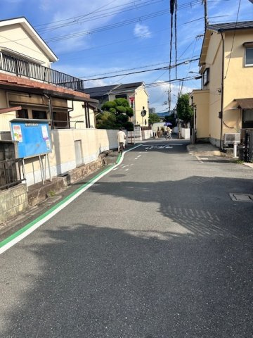 梶町２の前面道路含む現地写真