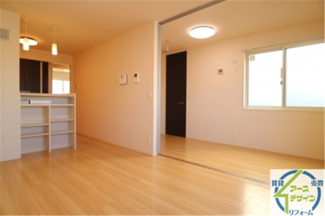 シャルムコートの居間・リビング|パース写真