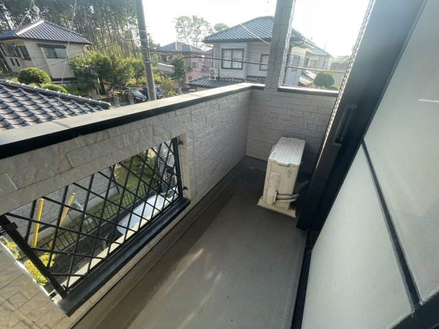 七渡・河合貸家のバルコニー