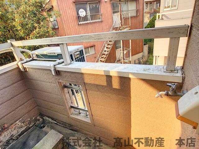 ヴィラパークⅡのバルコニー