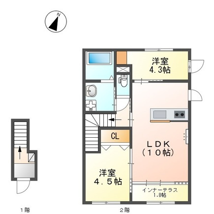 【間取り】 | パレス北野