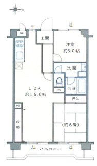 【間取り】 | 朝日プラザ東豊中Ⅱ
