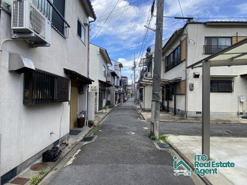 田中南西浦町 新築戸建の前面道路含む現地写真