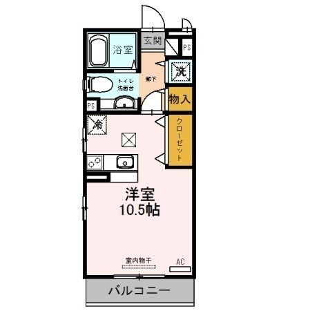 パークハイム参番館の間取り|パース写真