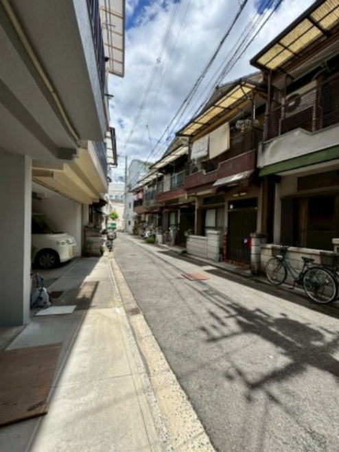 門真市御堂町の前面道路含む現地写真|京阪本線「古川橋」駅徒歩約7分です。
