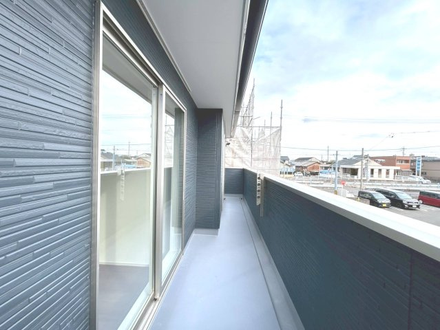ファーストタウン　一宮市三条山第1　全5区画分譲のバルコニー|バルコニーは南向きで洗濯物もよく乾きます！