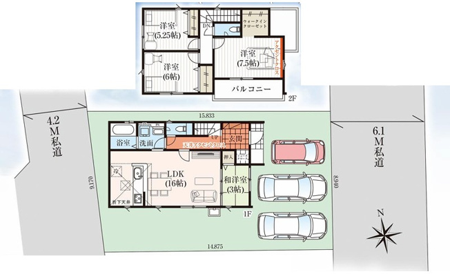 【間取り】 | GRAFARE熊谷市柿沼　新築住宅