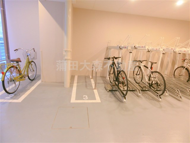 アイルグランデ南大井のその他共用部分|屋根付きの駐輪場