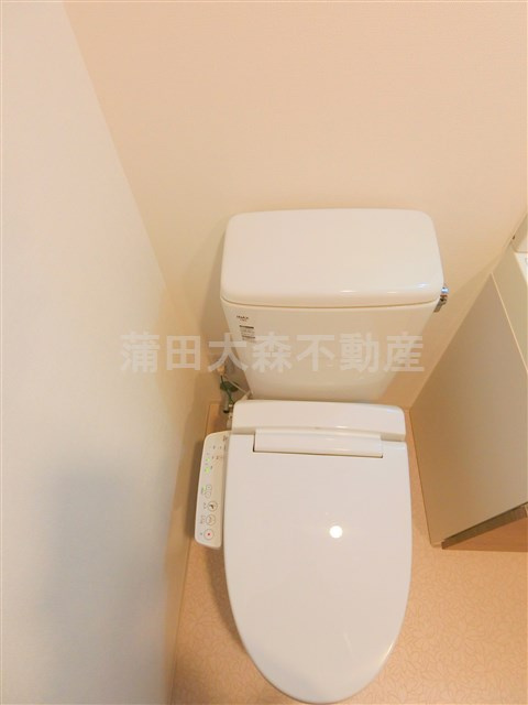 アイルグランデ南大井のトイレ|温水暖房便座付きのトイレ