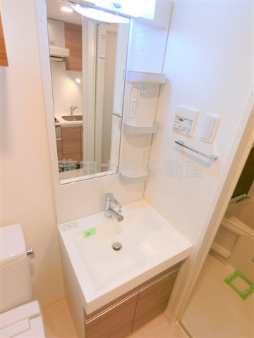 アイルグランデ南大井の洗面所|洗面脱衣所　独立洗面台