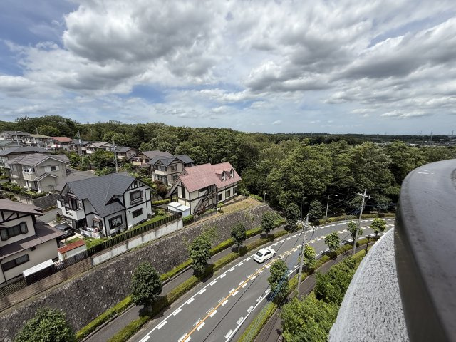 高坂ニュータウン四季の丘の展望|北側バルコニーからの眺望です