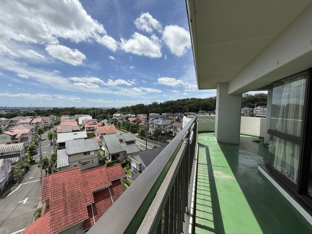 高坂ニュータウン四季の丘の展望|南側バルコニーからの眺望