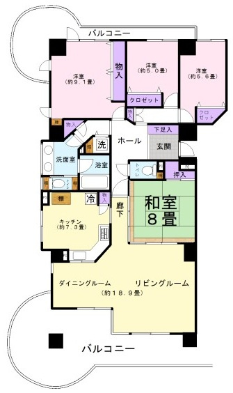 高坂ニュータウン四季の丘の間取り