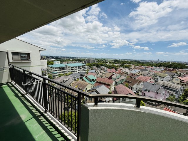 高坂ニュータウン四季の丘の展望|南側バルコニーからの風景