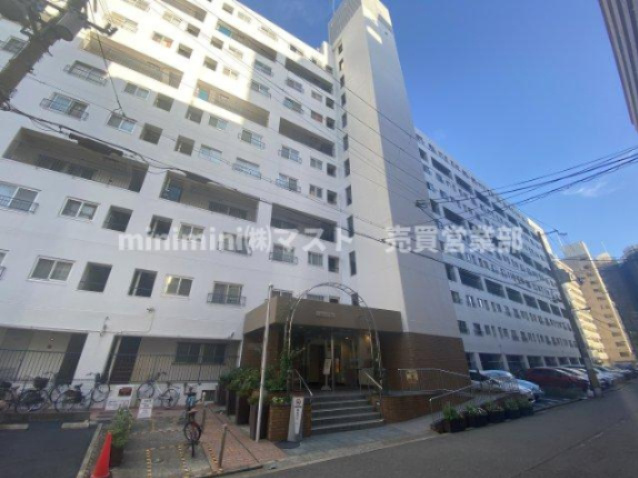 阿波座セントラルハイツの外観|◆最上階だからこそ、生活音のストレスから解放されます♪