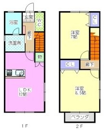 バンベイルの間取り