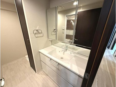 【独立洗面台】 | エスタテラ湘南台マウンテンビュー | 使いやすい独立洗面台です