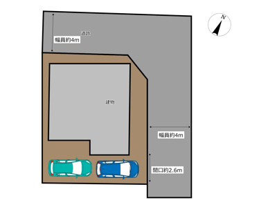 【区画図】 | 中古一戸建　高知市若草町
