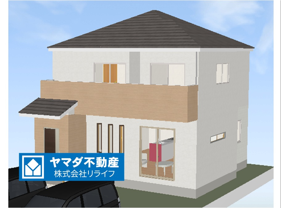 ファーストタウン　一宮市三条山第1　全5区画分譲の完成予想図|■5号棟
■YAMADA電機の　ヤマダ不動産　株式会社リライフ　一宮店■
いつでもお問合わせ下さい。