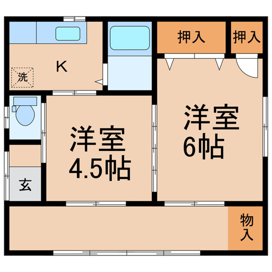 【間取り】 | Ｍ7貸家