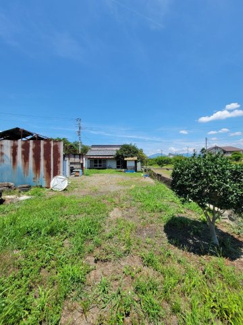 【外観】 | 南アルプス市鏡中條 建築条件なし売地 107坪 抜けた眺望 | 107坪の広々敷地