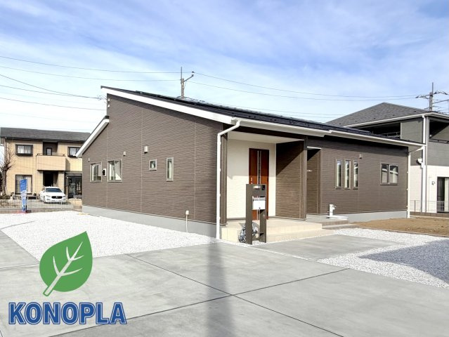 【新築戸建】第1吉岡町漆原の外観|■外観｜今から見たい！大歓迎です♪お気軽にお問い合わせください♪オウチ探しは木ノ葉プランニング♪