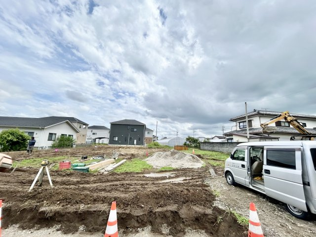 【新築戸建】第1吉岡町漆原の外観|■現地写真となります。
実際に同仕様の間取りを内覧できます♪