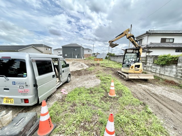 【新築戸建】第1吉岡町漆原の外観|■現地写真となります。
実際に同仕様の間取りを内覧できます♪