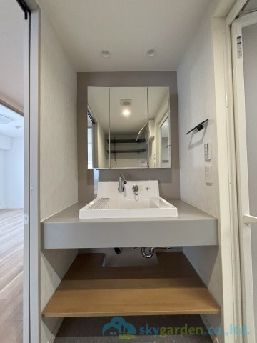 ルアンジュ本厚木の独立洗面台