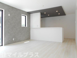 【居間・リビング】 | 郡山市深沢2丁目新築一戸建て2棟 | 居間です