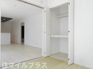 【和室】 | 郡山市深沢2丁目新築一戸建て2棟 | 和室ならではの温かな和の空間で寛ぎの時間を過ごせます