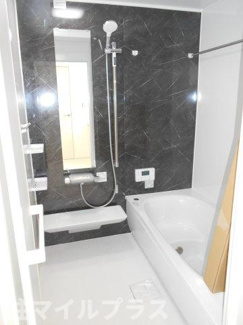 【浴室】 | 郡山市深沢2丁目新築一戸建て2棟 | 落ち着いた空間のお風呂です