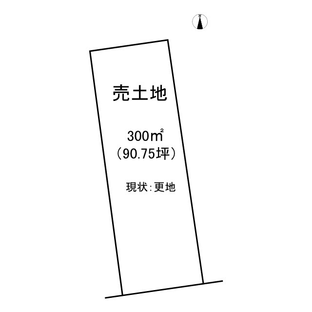 吉村町天神前の土地図