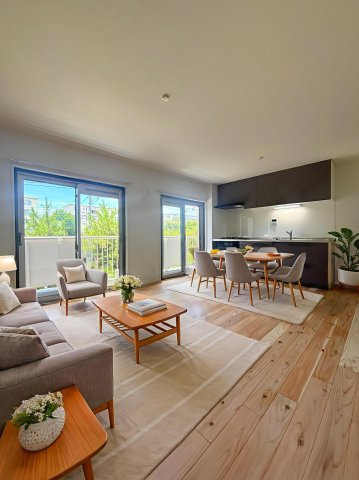 貝取団地　木の温もり感じるスタイリッシュなリフォーム！の画像