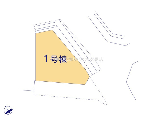 久喜市久喜東４丁目　新築一戸建ての区画図|全１区画