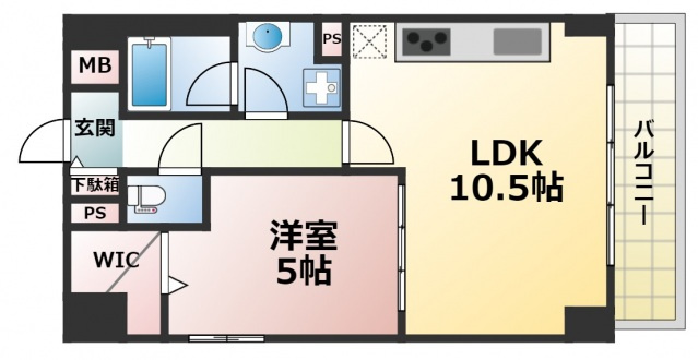 オリーブスクエアの間取り