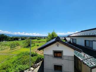 【展望】 | 南アルプス市在家塚 新築全2棟 1号棟 カースペース並列3台 | 2階より東側を望む