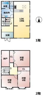 【間取り】 | 大津市仰木の里7丁目中古戸建